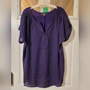 BOGO Simply Emma Purple Size 2X Pullover Shirt
